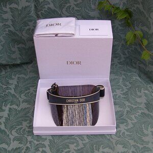 NEW Dior Club Oblique Visor FULL SET AUTHENTIC